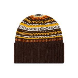 Beanie New Era Fairisle Beanie Dark Brown Woman